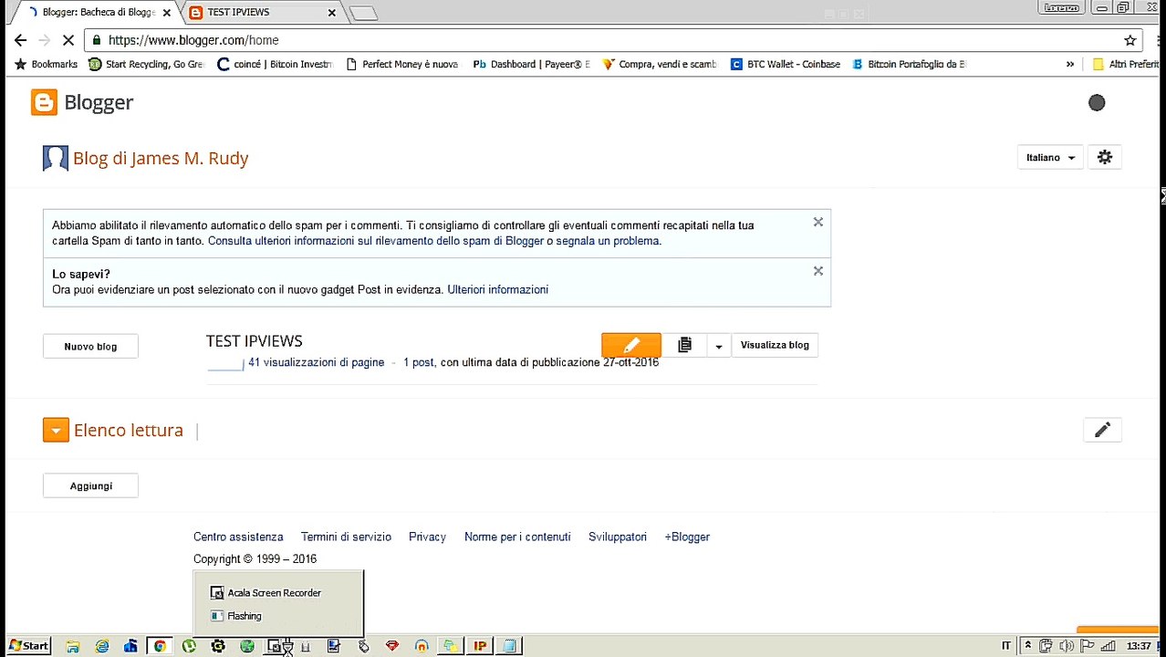 Trial operation IPVIEWS bot visits website blog