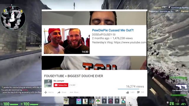 Leafy vs FouseyTUBE RANT! PrankvsPrank Jesse, PewDiePie, CS GO Gambling SHUTDOWN