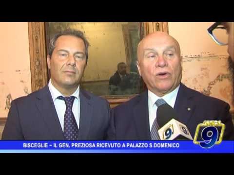 Bisceglie | Il generale Preziosa ricevuto a Palazzo S. Domenico