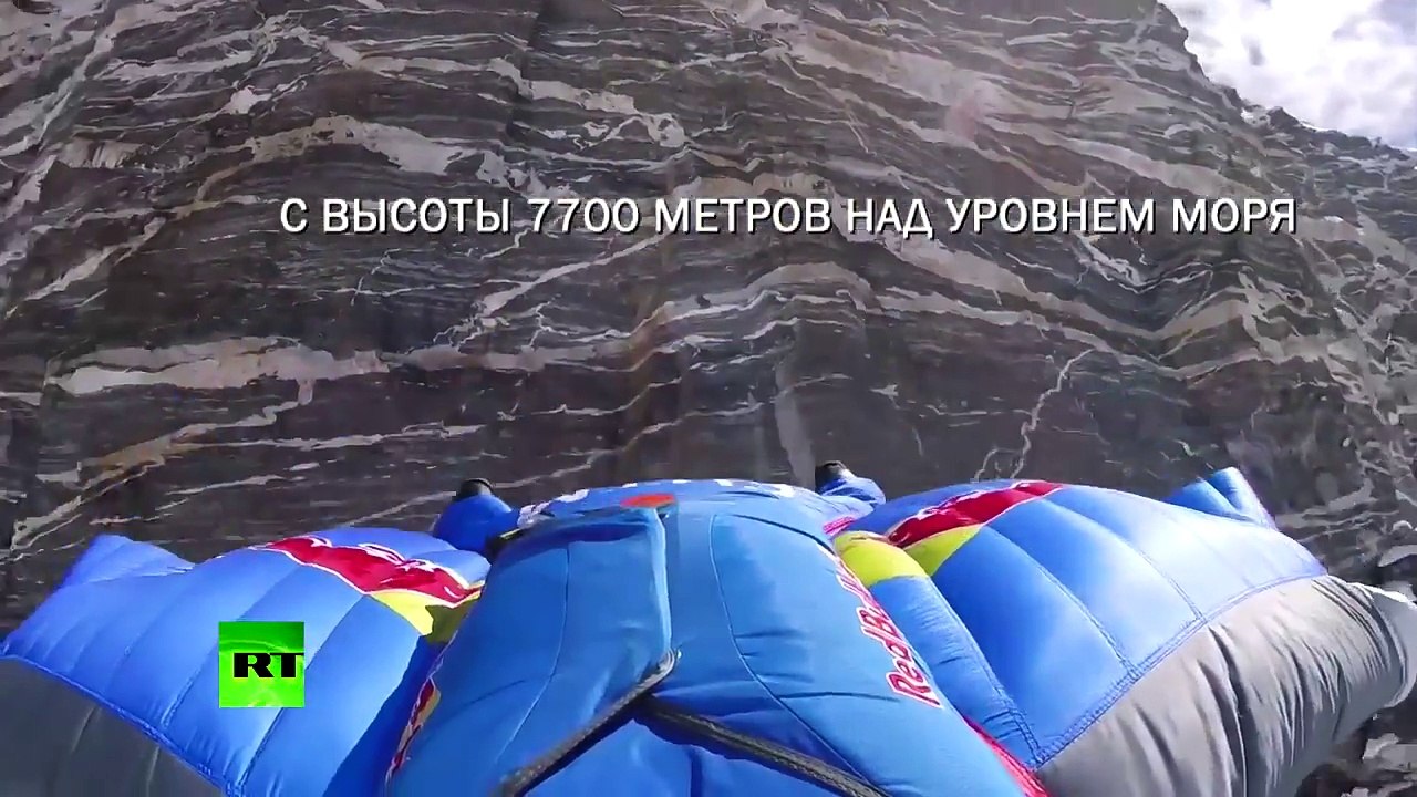 Прыжок с высоты 7700 метров над уровнем моря от первого лица - копия
