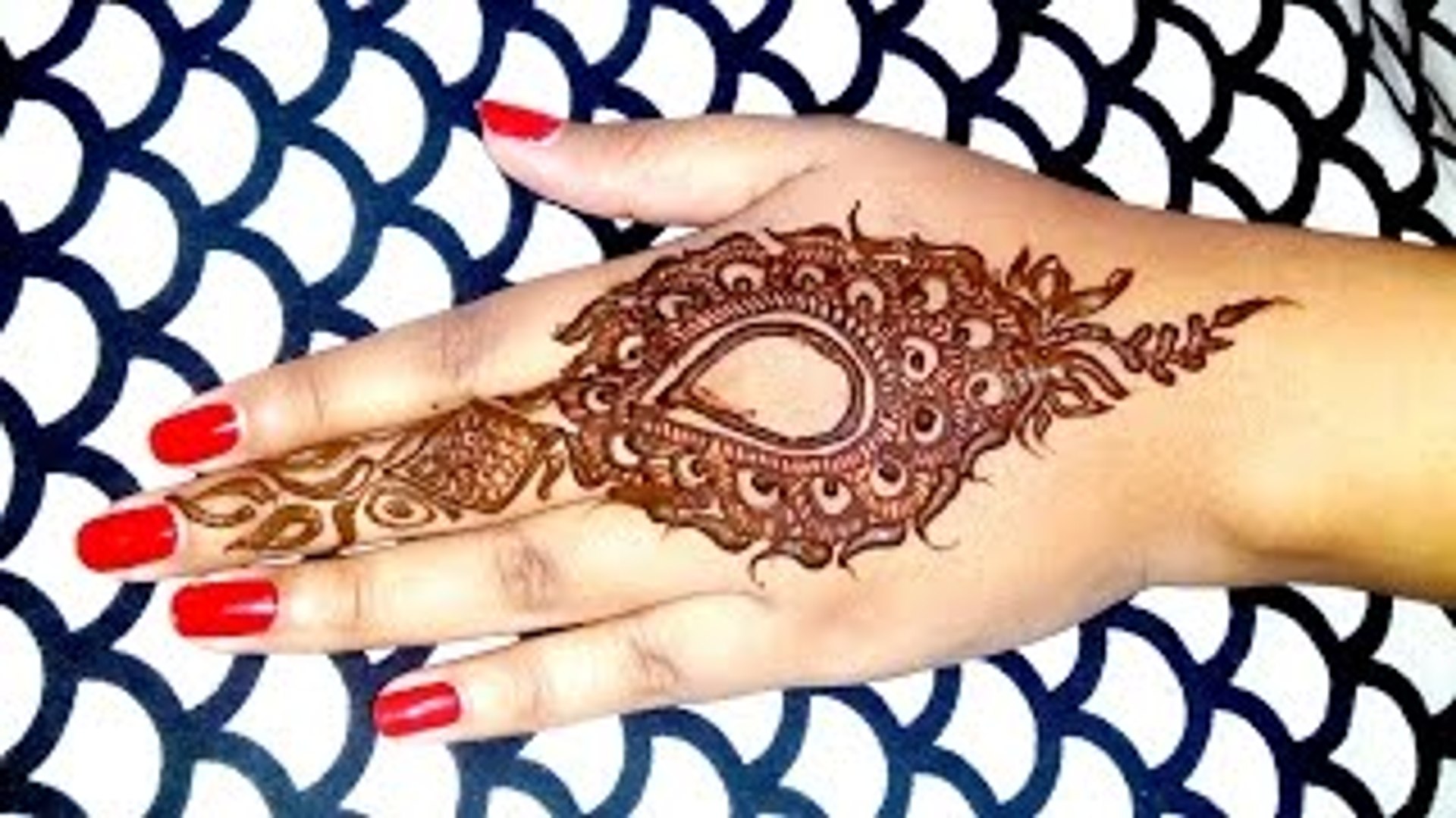 Dubai Mehndi Design Gulf Henna Pattern Simple And Easy Step By