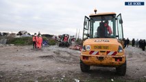 A Calais, le jour d'après. Destruction de la Jungle.