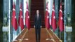 Erdoğan, Cumhurbaşkanlığı Külliyesi'nde tebrikleri kabul etti