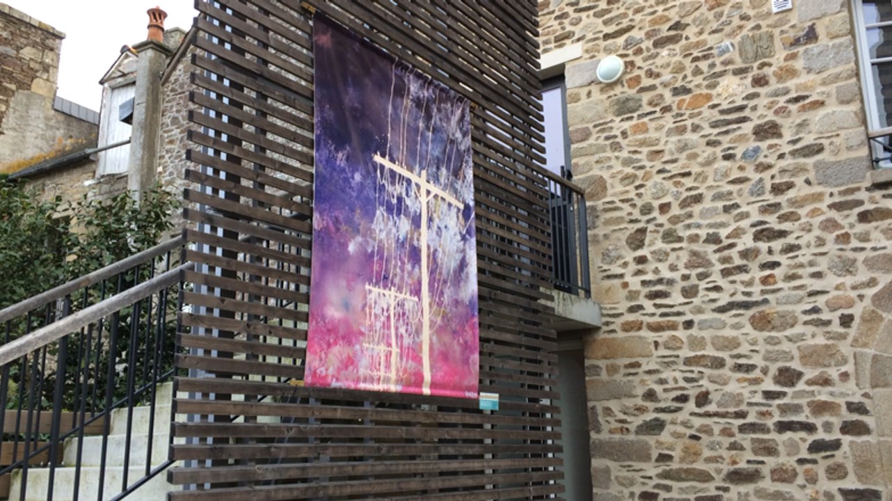 Visite au festival off de la biennale peintres et sculpteurs de Bretagne