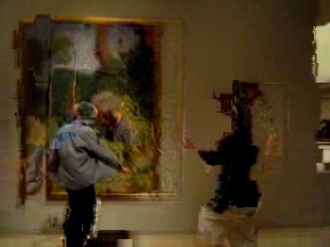 Connerie d'étudiant au musée des beaux arts de nancy