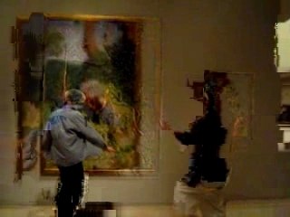 Connerie d'étudiant au musée des beaux arts de nancy