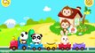 Baby Panda Learn New Words | Animated Stickers Food, Vehicles, Animals Kids Games Baby Bus