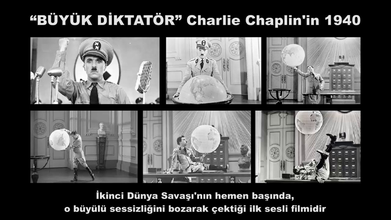 BÜYÜK DİKTATÖR, Charlie Chaplin 1940