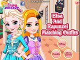 Disney Princess Elsa And Rapunzel Matching Outfits - Dress up games