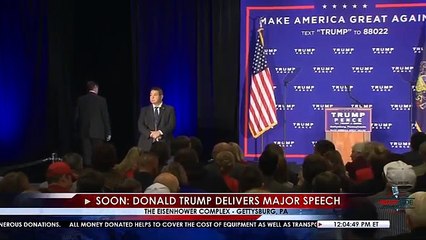 Full Speech  Donald Trump Delivers Historic Speech in Gettysburg, PA 10 22 16(360p)