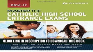 [BOOK] PDF Master the Catholic High School Entrance Exams 2016-2017 New BEST SELLER