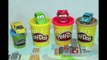 Hot Wheels vs Disney Cars Competition Play-Doh Disney Cars vs Racing Hot Wheels