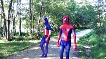 Spiderman & Captain America Bath Time in Real Life - Fun Spider-man Parody