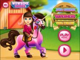 Enjoy w/ Sweet Baby Barbie Superhero Pony Caring Video Episode Baby Pet Caring Games