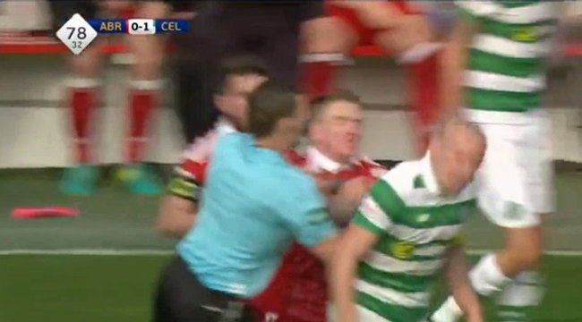 Big Fight Aberdeen vs Celtic SCOTLAND: Premiership (Aberdeen 0-1 Celtic 29.10.2016)