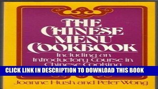 [New] Ebook Chinese Menu Cookbook Free Online