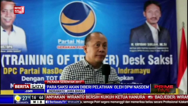Nasdem Siapkan Saksi-saksi Pengawal Suara Jelang Pilkada Serentak