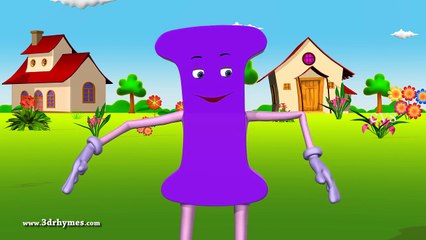 Learn English Alphabet - Letter I Song - 3D Animation Preschool rhymes for children