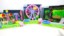 Peppa Pig Toys - Peppa Pigs Theme Park Balloon Ride, Big Wheel and Tree House Playset