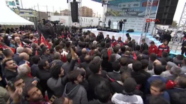 Ankara Başbakan Binali Yıldrım Hızlı Tren Garı Açılış Töreninde Konuştu