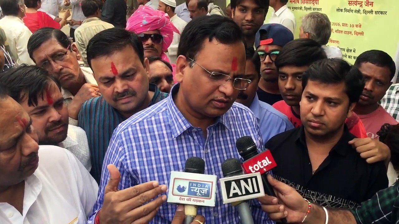 Delhi Minister Satyendar Jains briefs Media On Illumination Of Dark Spots Across Delhi