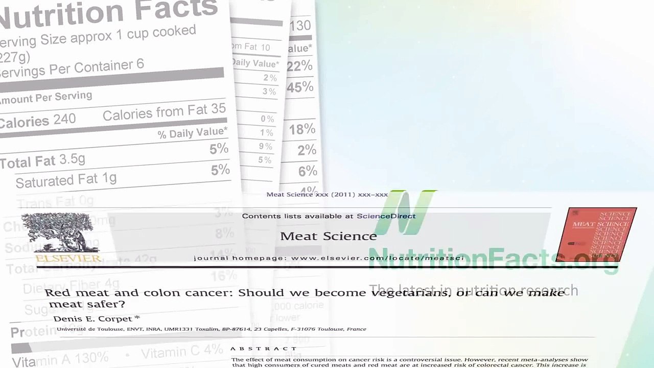 Meat Additives to Diminish Toxicity