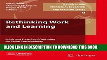 Best Seller Rethinking Work and Learning: Adult and Vocational Education for Social Sustainability