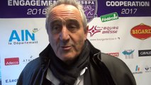 Rugby Fédérale 1 - Jean Pierre Humbert réagit après USB - Roval Drôme XV