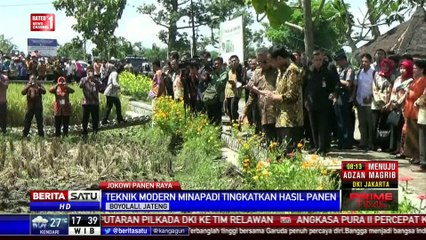 Presiden Panen Raya Padi dan Ikan di Boyolali