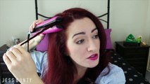 3 EASY HAIRSTYLES WITH A STRAIGHTENER! Lazy Girl Hair Hacks!