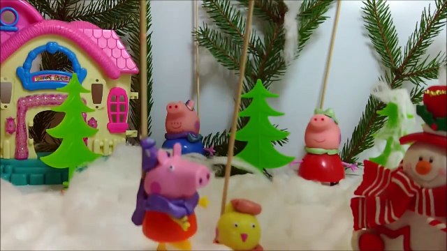 Свинка Пеппа мультик из игрушек. Peppa Pig. Сезон Новый Год .Встреча с Мистером Джеком.