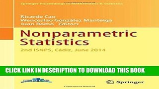 [READ] EBOOK Nonparametric Statistics: 2nd ISNPS, CÃ¡diz, June 2014 (Springer Proceedings in