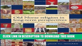Best Seller Old Norse Religion in Long-Term Perspectives: Origins, Changes   Interactions (Vagar