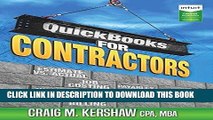 [FREE] EBOOK QuickBooks for Contractors (QuickBooks How to Guides for Professionals) ONLINE