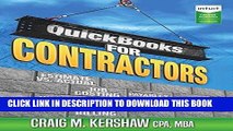 [FREE] EBOOK QuickBooks for Contractors (QuickBooks How to Guides for Professionals) ONLINE