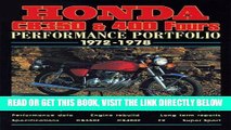 Best Seller Honda CB350   400 Fours: Performance Portfolio 1972-1978 Free Read