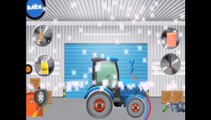 синий трактор | ремонтируем трактор | машинки для детей