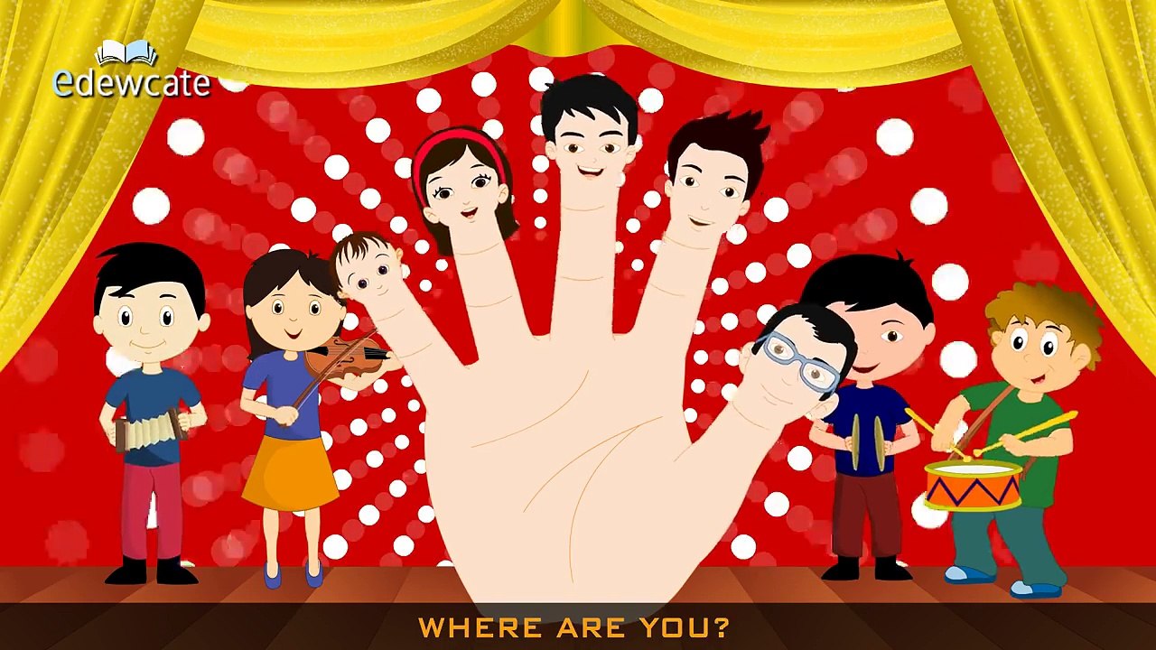 Edewcate english rhymes - The Finger Family Nursery Rhyme with New Lyrics
