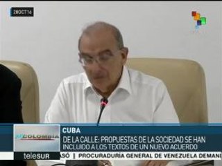 De la Calle: Hemos analizado propuestas de ajustes del acuerdo final