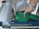 Tasa de desempleo en Chile baja a 6.8%