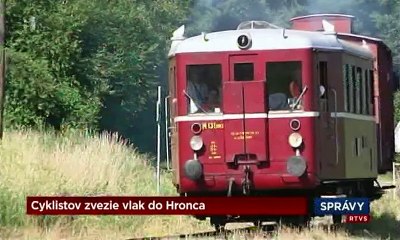 Cyklovlak Zvolen - Hronec (20150705)