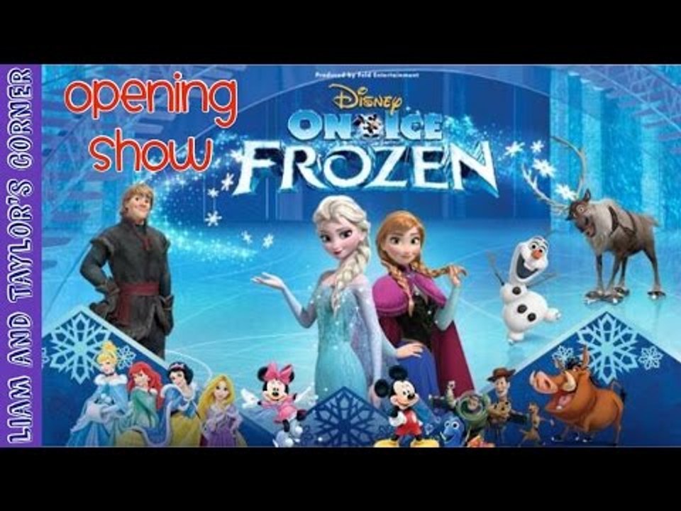 DISNEY ON ICE: FROZEN Opening Show by Mickey Minnie Goofy Snow White Ariel Cinderella Woody | LTC