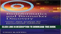 [DOWNLOAD] PDF Bioinformatics and Biomarker Discovery: 