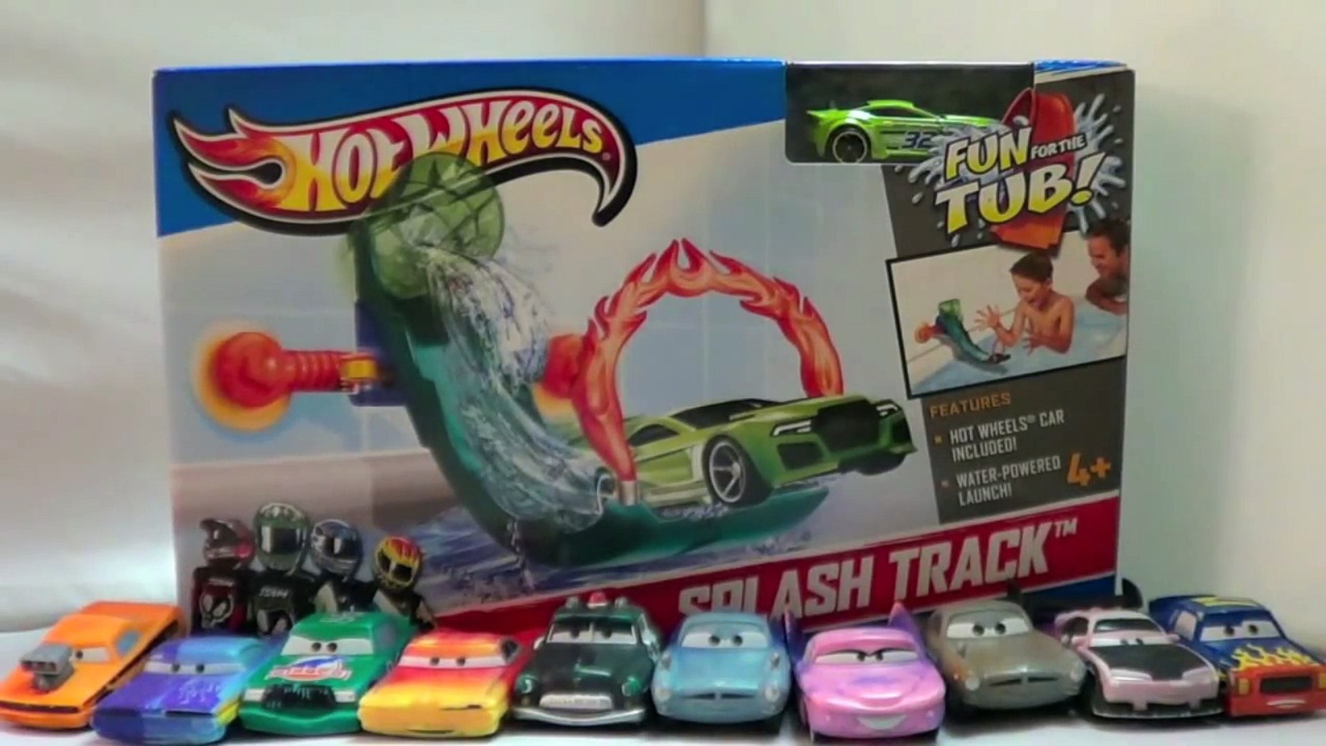 mattel hot wheels splash track tub set