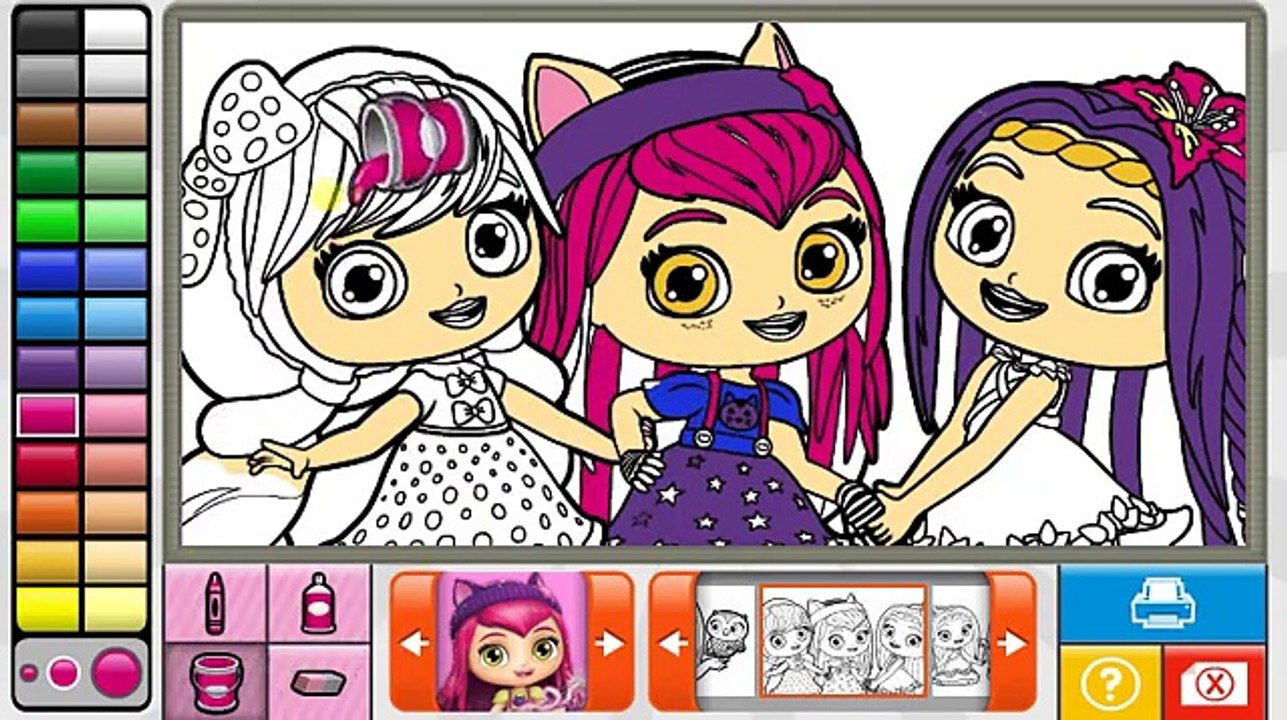 Little Charmers Cartoon Coloring Book - Little Charmers Nickelodeon - Little Charmers Full Game