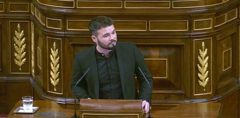 Discurs Rufián segona votació