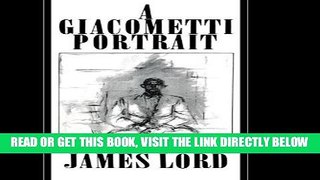 [FREE] EBOOK A Giacometti Portrait ONLINE COLLECTION