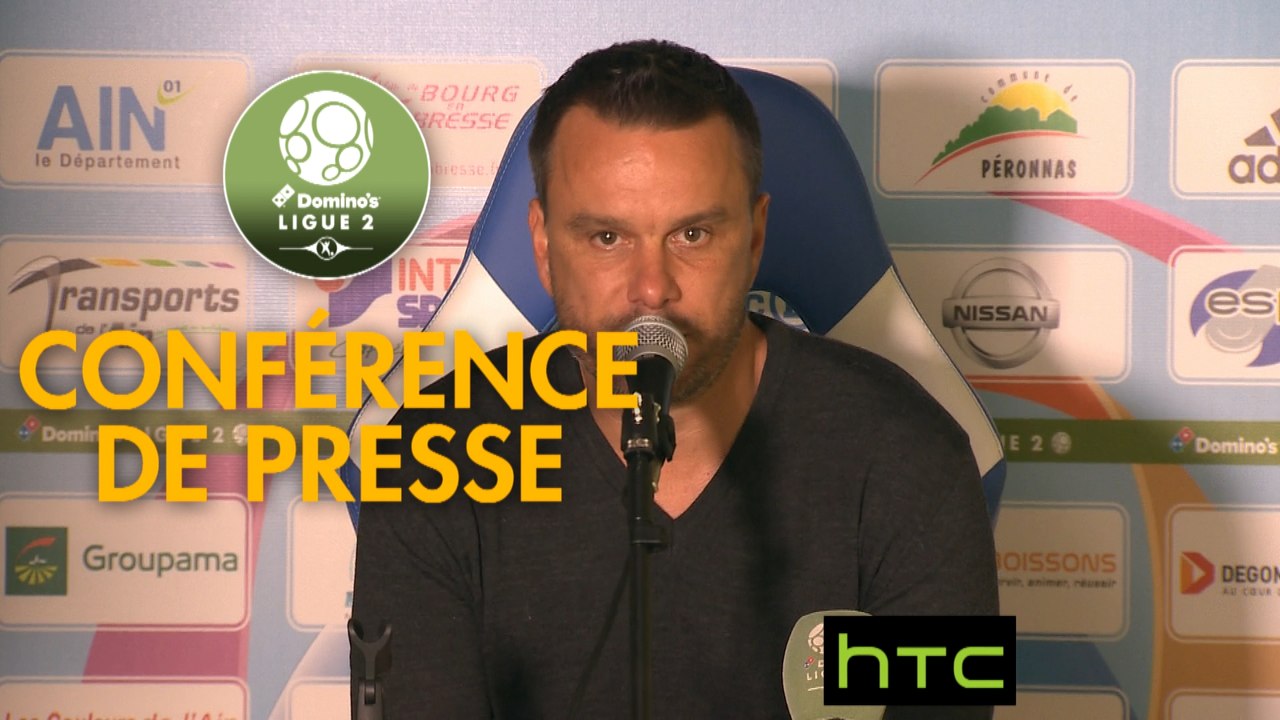 Conférence de presse FBBP 01 - Gazélec FC Ajaccio (1-0) : Hervé DELLA MAGGIORE (BBP) - Jean-Luc VANNUCHI (GFCA) - 2016/2017
