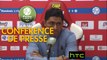 Conférence de presse Stade de Reims - Havre AC (1-0) : Michel DER ZAKARIAN (REIMS) - Oswald TANCHOT (HAC) - 2016/2017