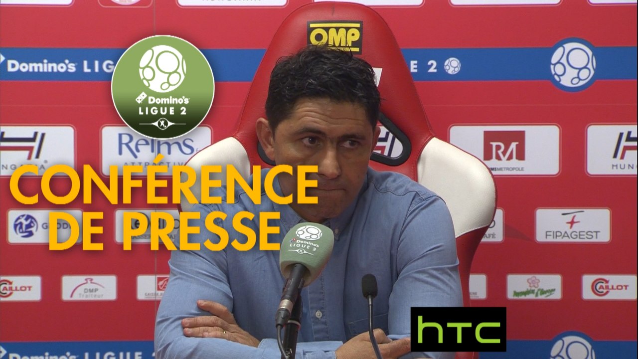 Conférence de presse Stade de Reims - Havre AC (1-0) : Michel DER ZAKARIAN (REIMS) - Oswald TANCHOT (HAC) - 2016/2017